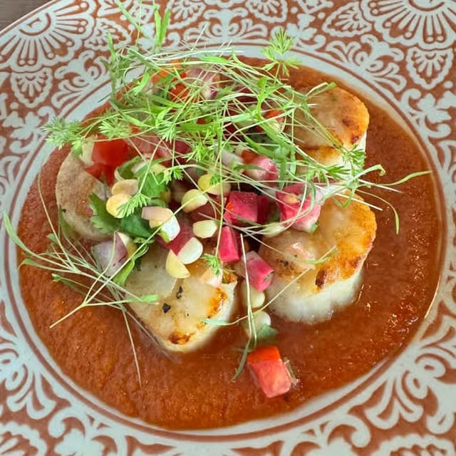 Seared Sea Scallops.