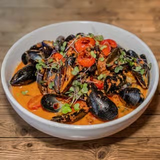 Steamed Mussels