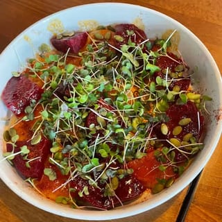Roasted Berbere Spiced Beets Salad