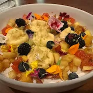 Passion Fruit & Coconut Masa Pudding