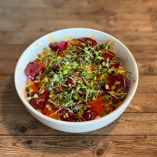 Roasted Berbere Spiced Heirloom Beets Salad