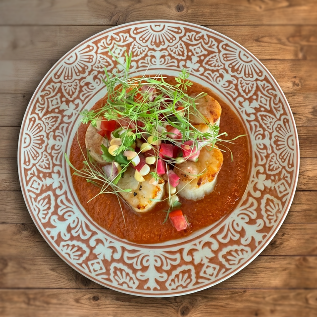 Seared Sea Scallops.