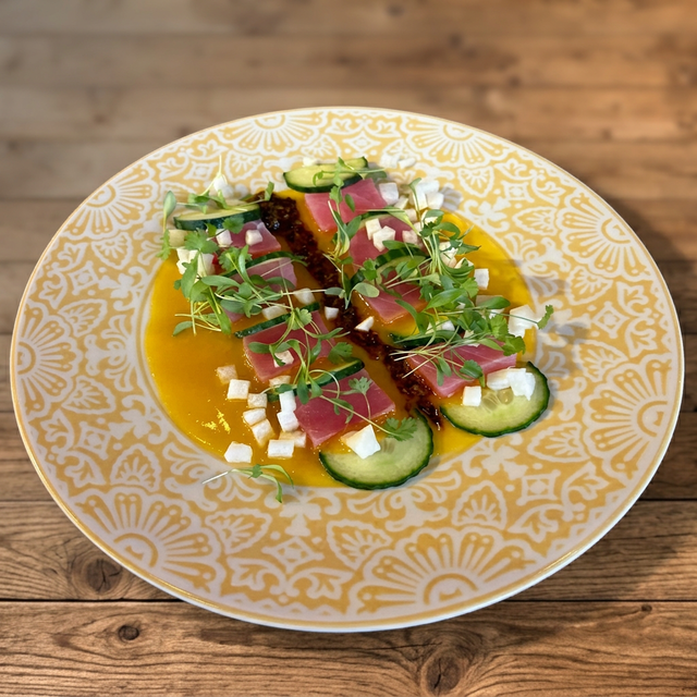 Chili & Lime Tuna Crudo.